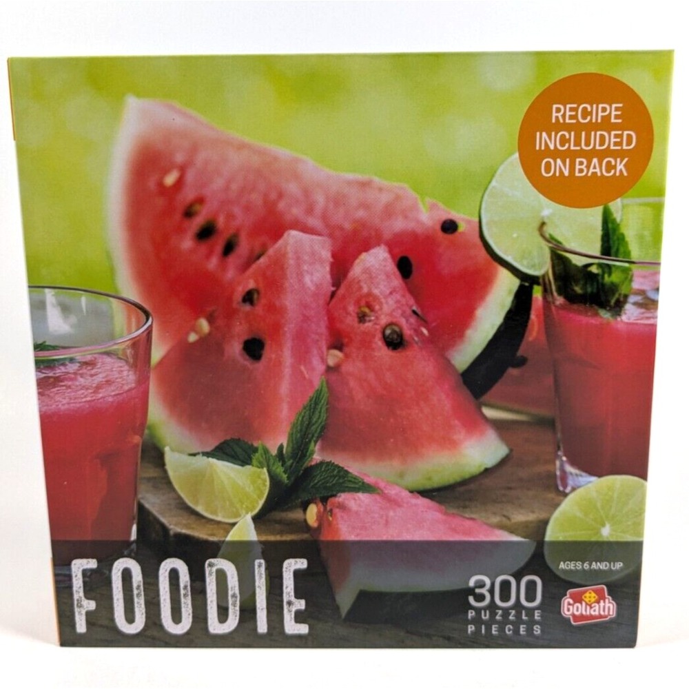 Goliath Foodie Watermelon Smoothie 300 Piece Puzzle 19.5" x 14.25" PL0152 Age 6+